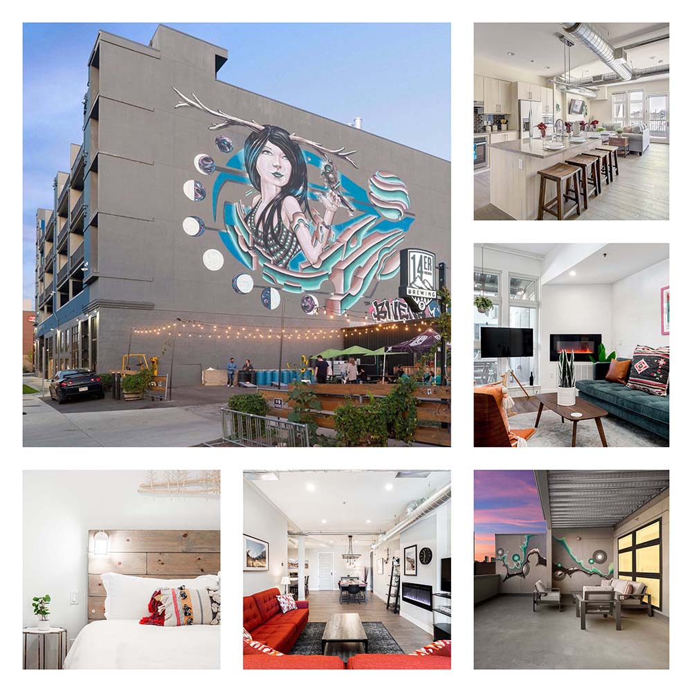 The Rino Art Lofts is one of the Boutique vacation rental hotels under Effortless Rental Group management.